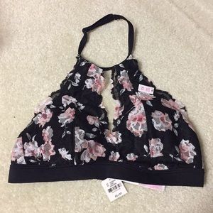 PINK keyhole bralette